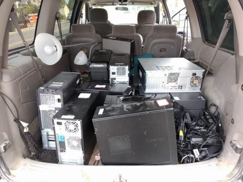 Car full of PCs